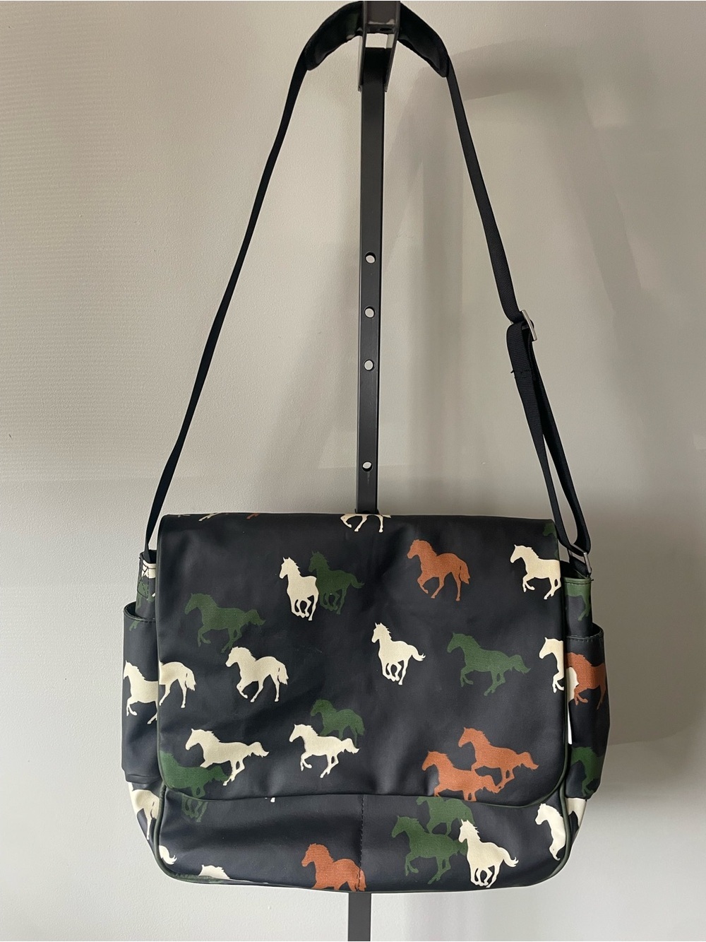 Danica Studio Horse Print Messenger Bag Equestrian